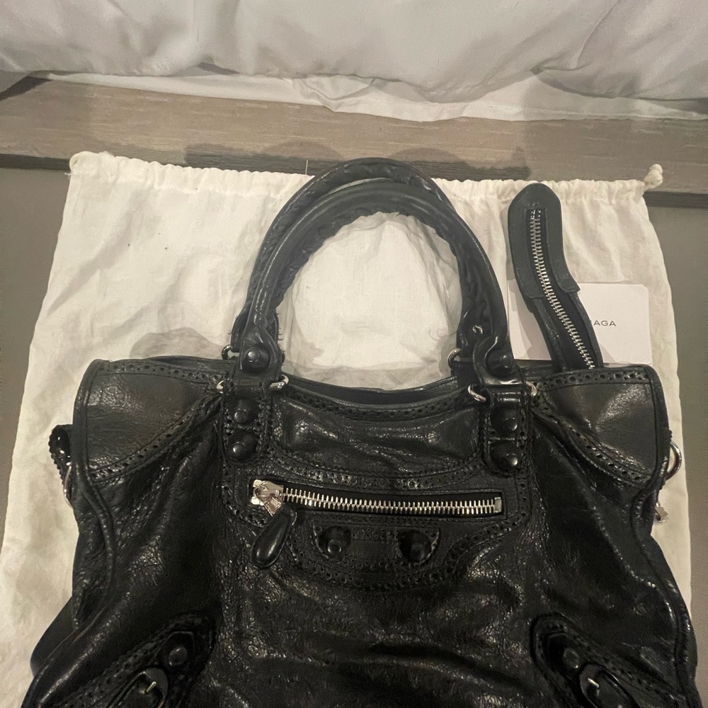 Balenciaga City Bag with covered studs